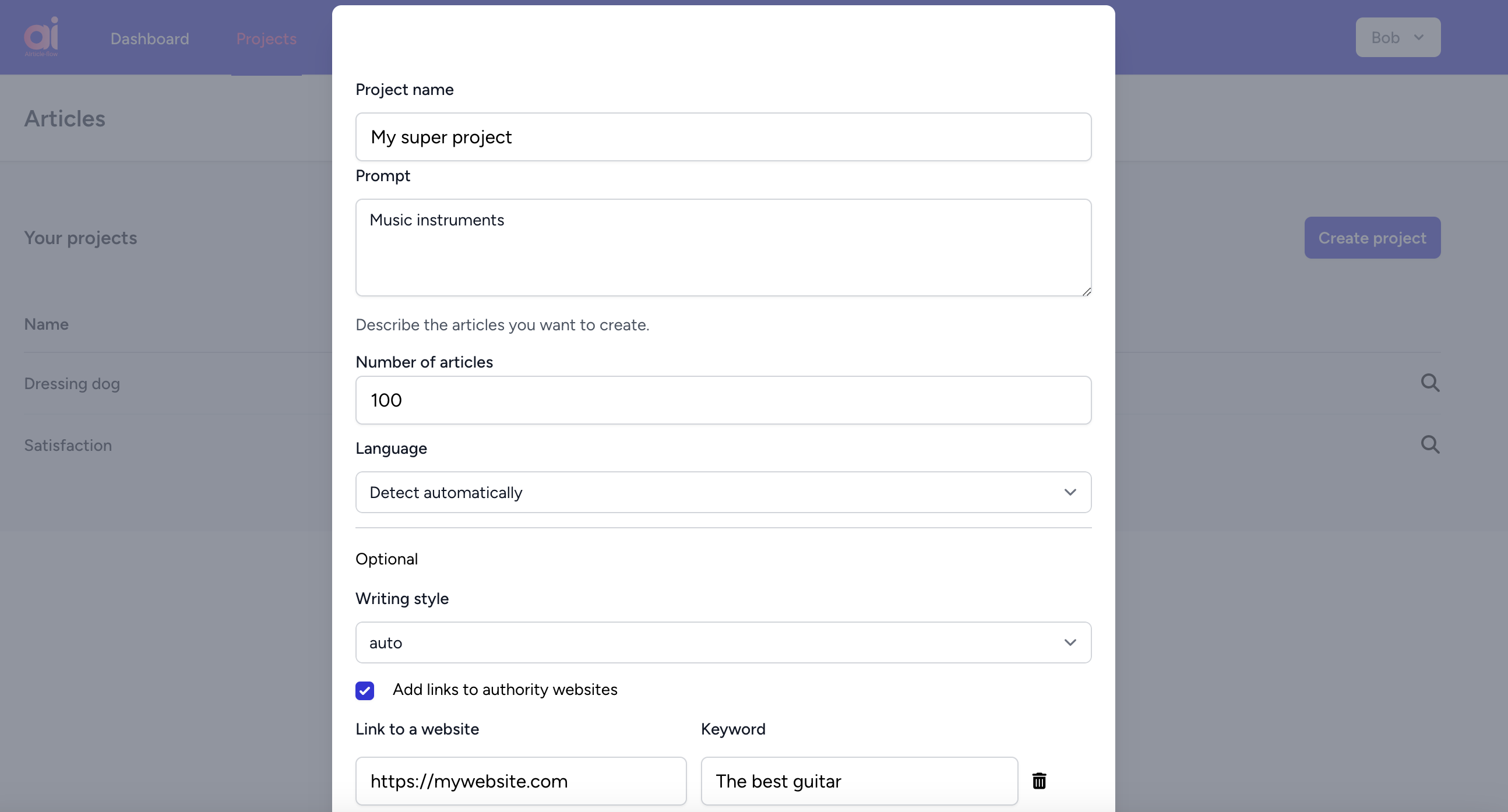 AIrticle-flow preview
