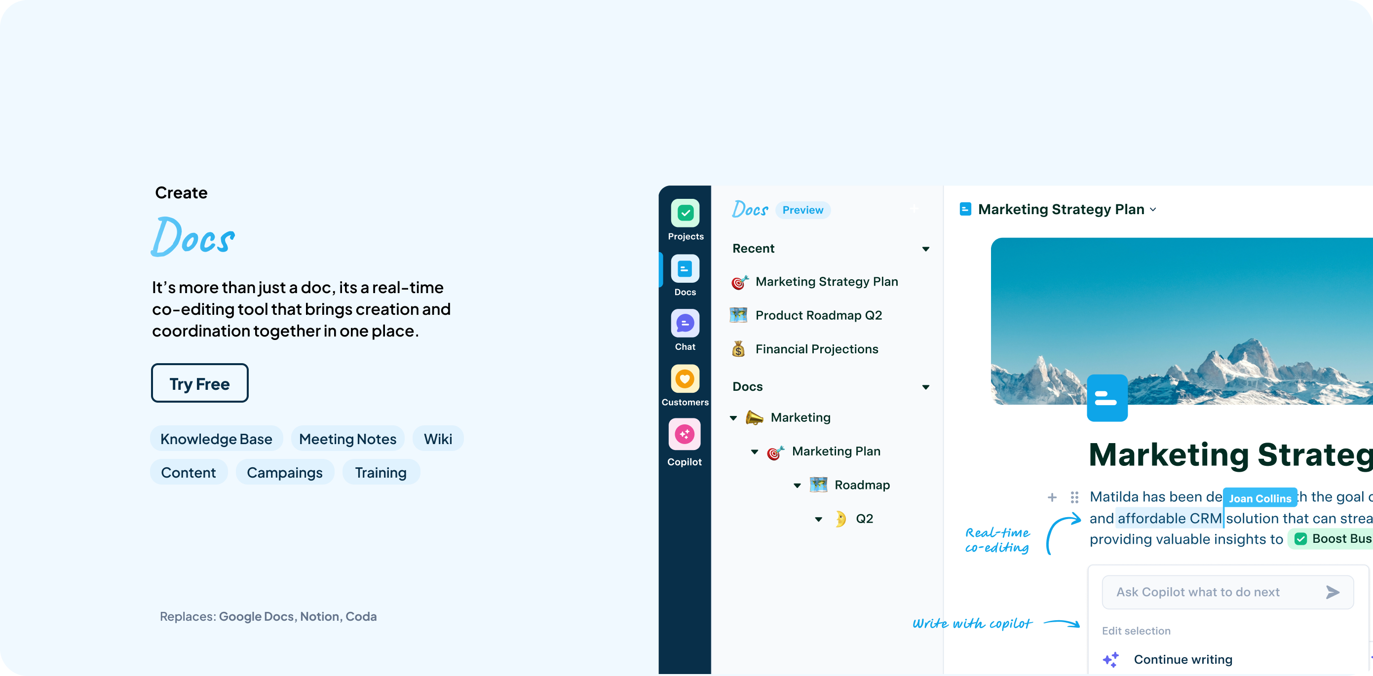 Matilda Workspace preview