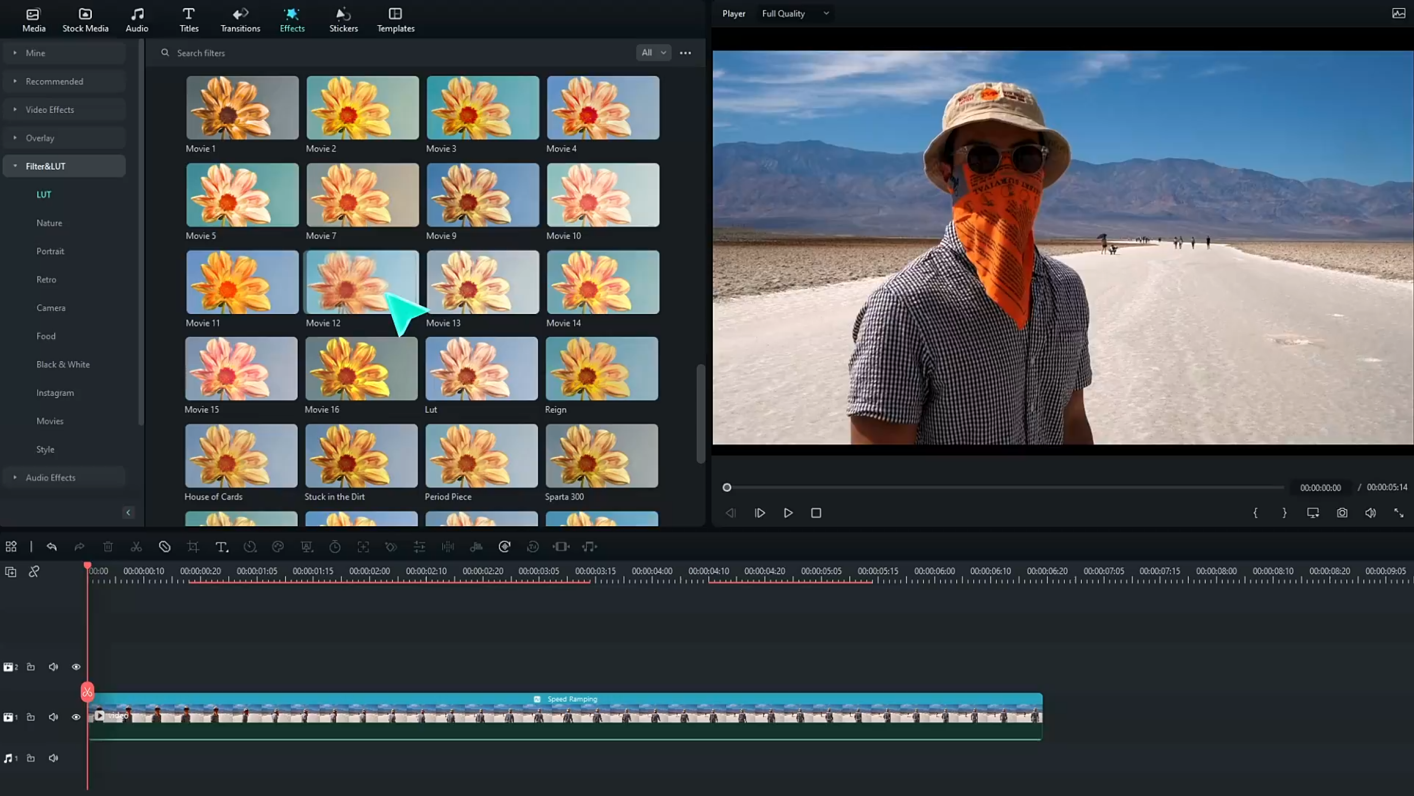 Wondershare Filmora preview