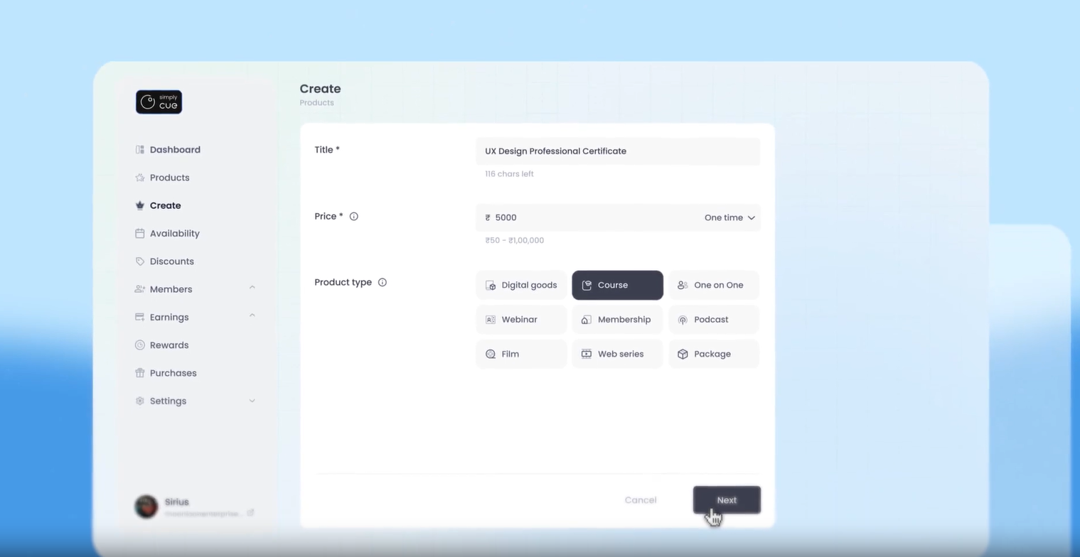 Simply Cue preview