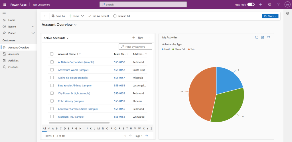 Microsoft Power Apps preview