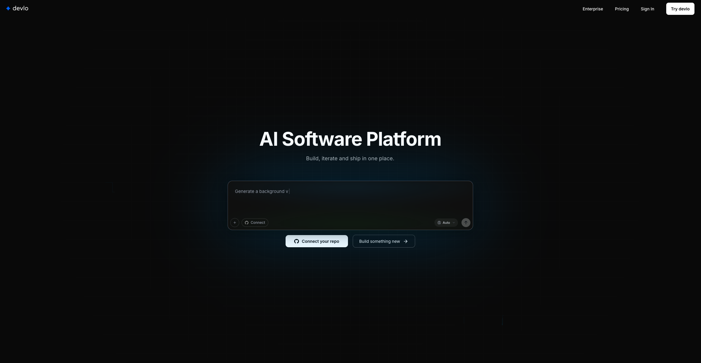 Devlo AI preview