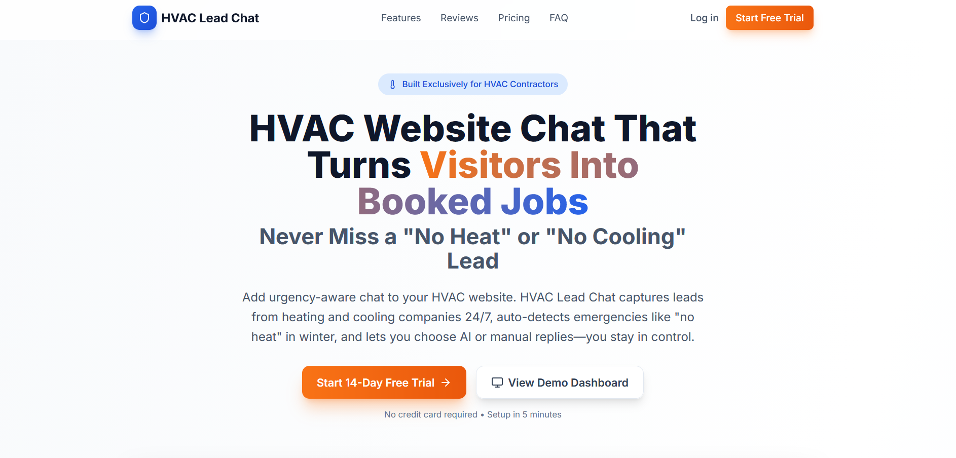 Hvac Lead Chat preview