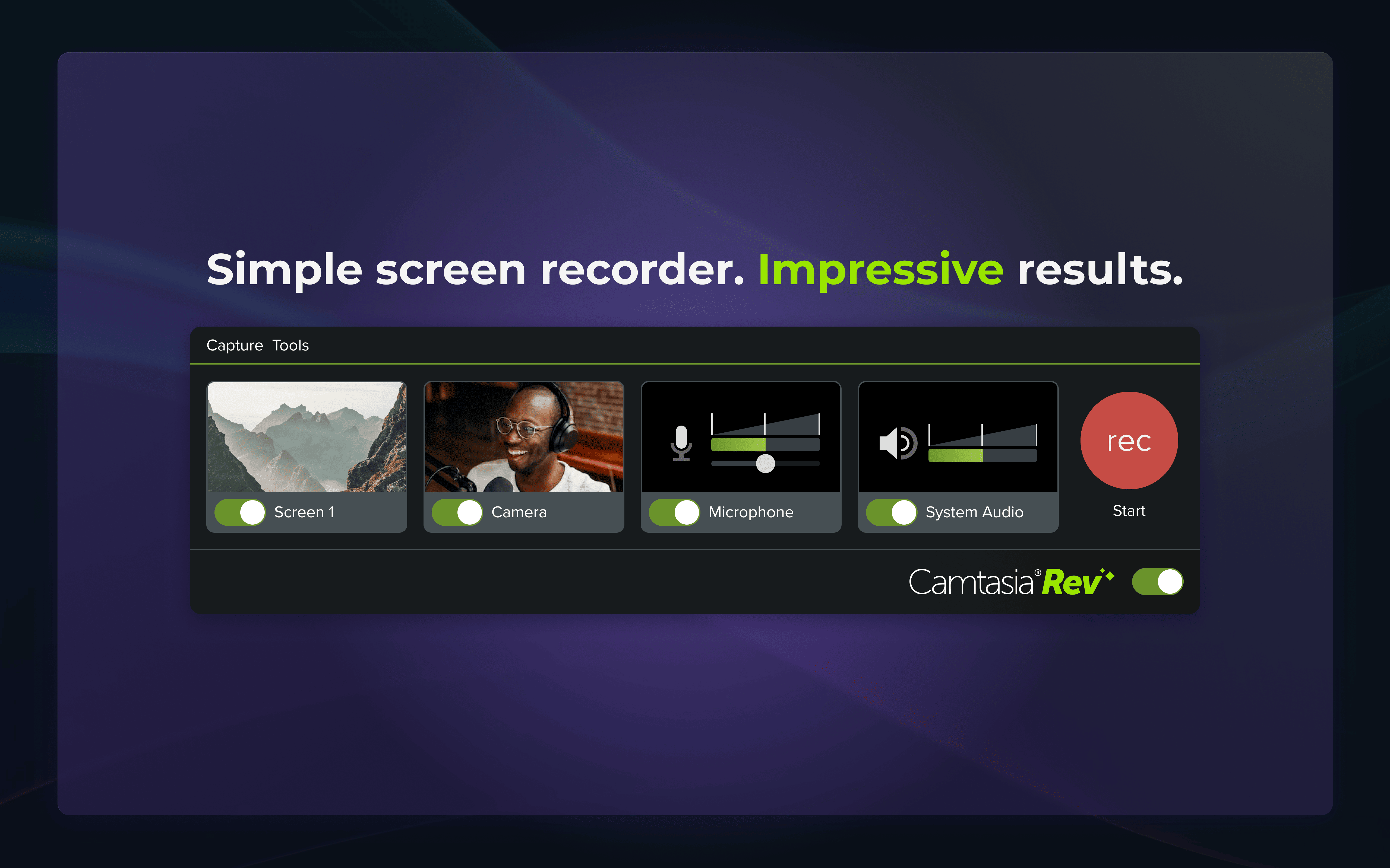 Camtasia preview