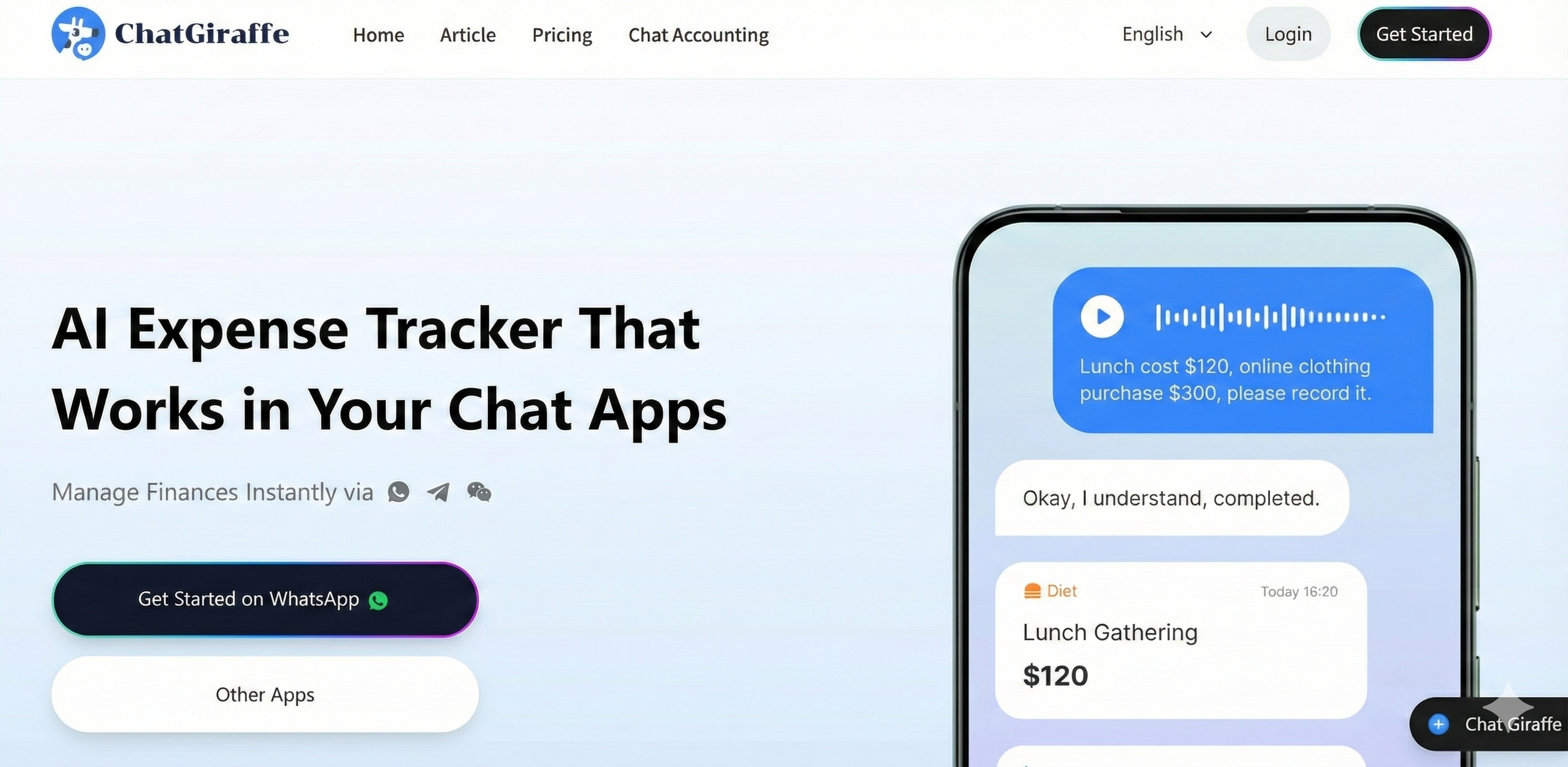 Chatgiraffe preview