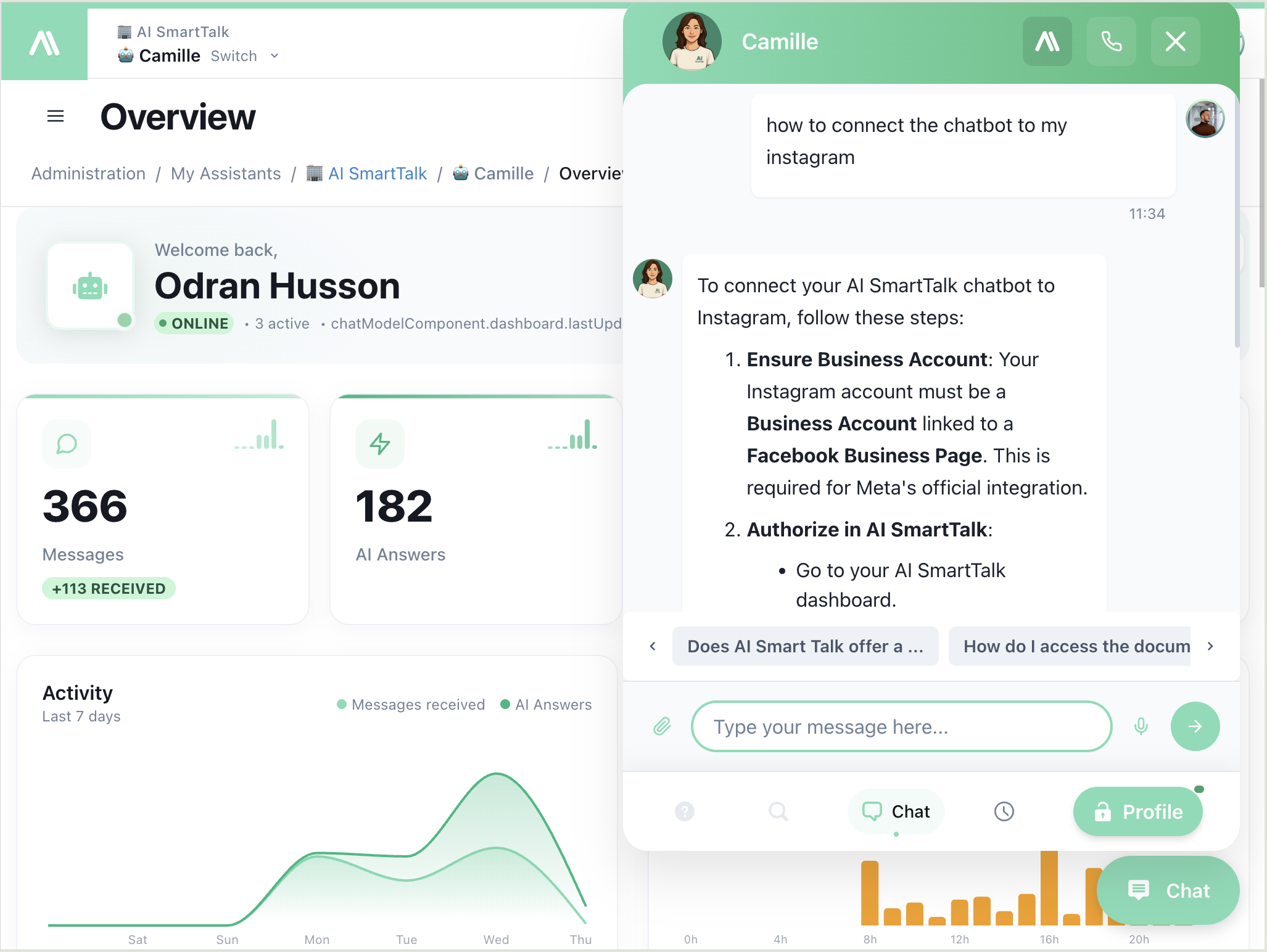 AI SmartTalk preview