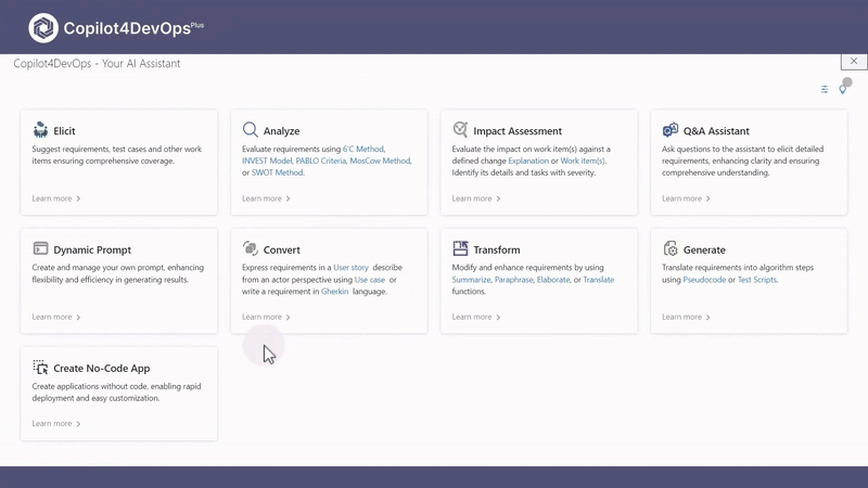 Copilot4DevOps Plus preview