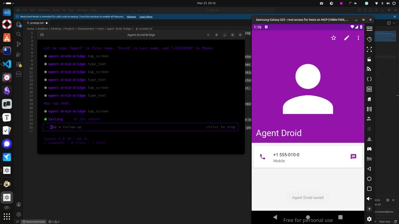 Agent Droid Bridge preview