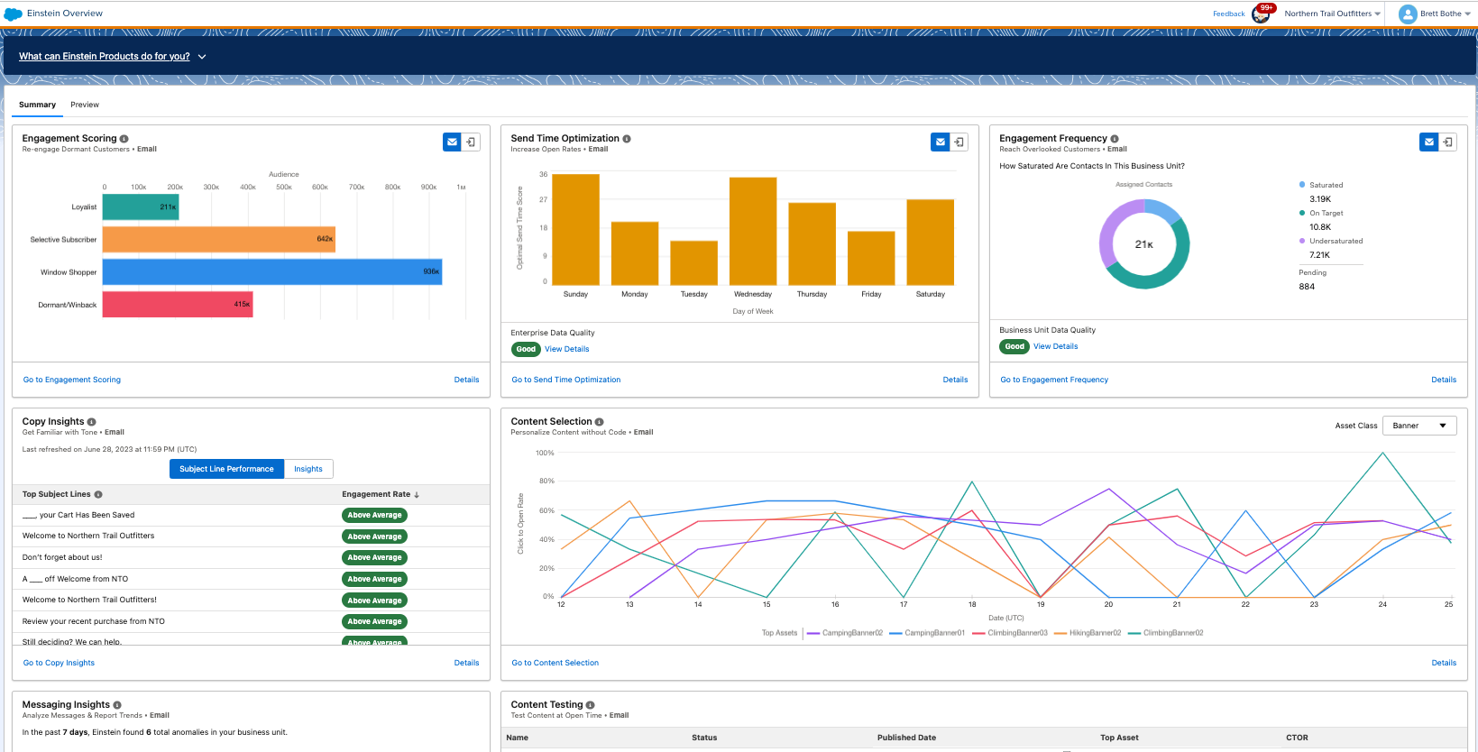 Agentforce Marketing (formerly Salesforce Marketing Cloud) preview