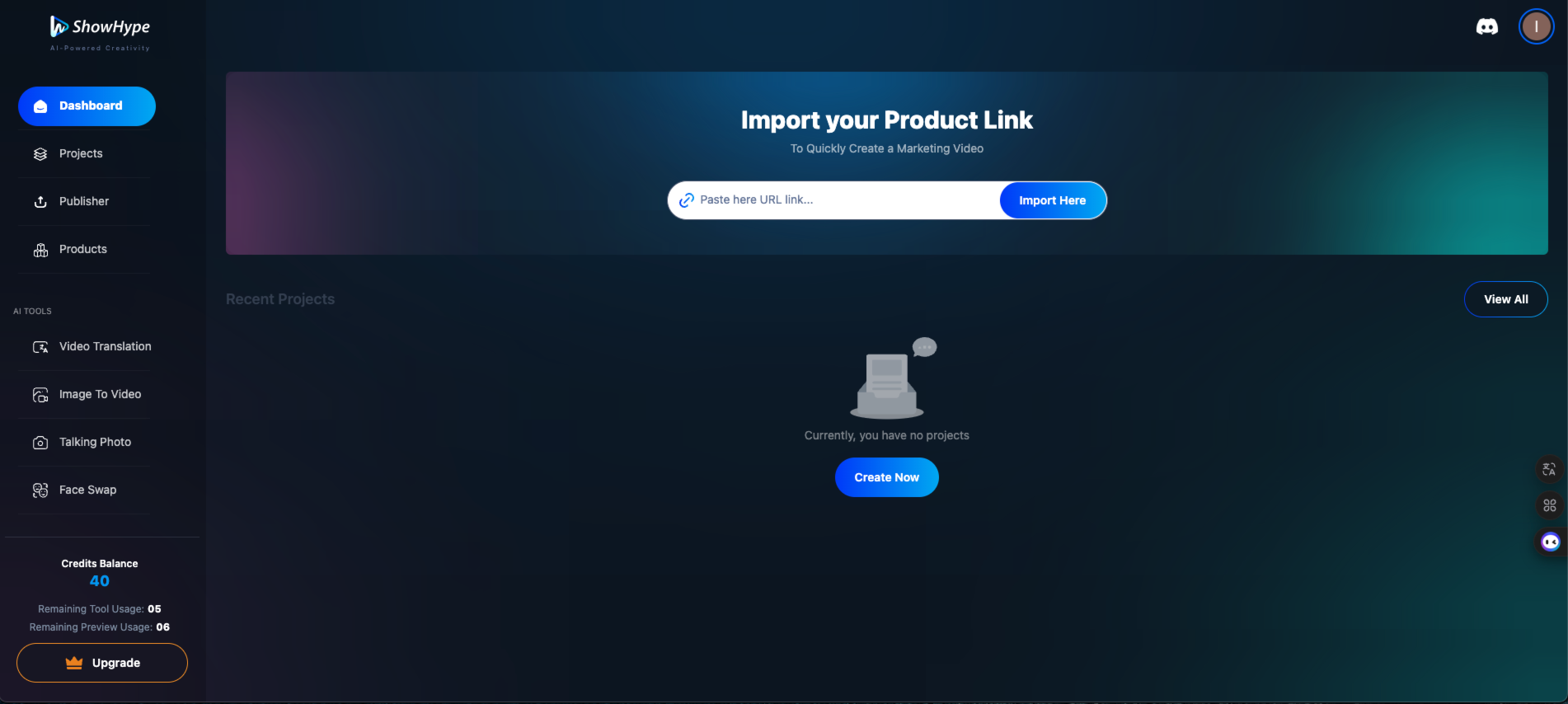 ShowHype.ai preview