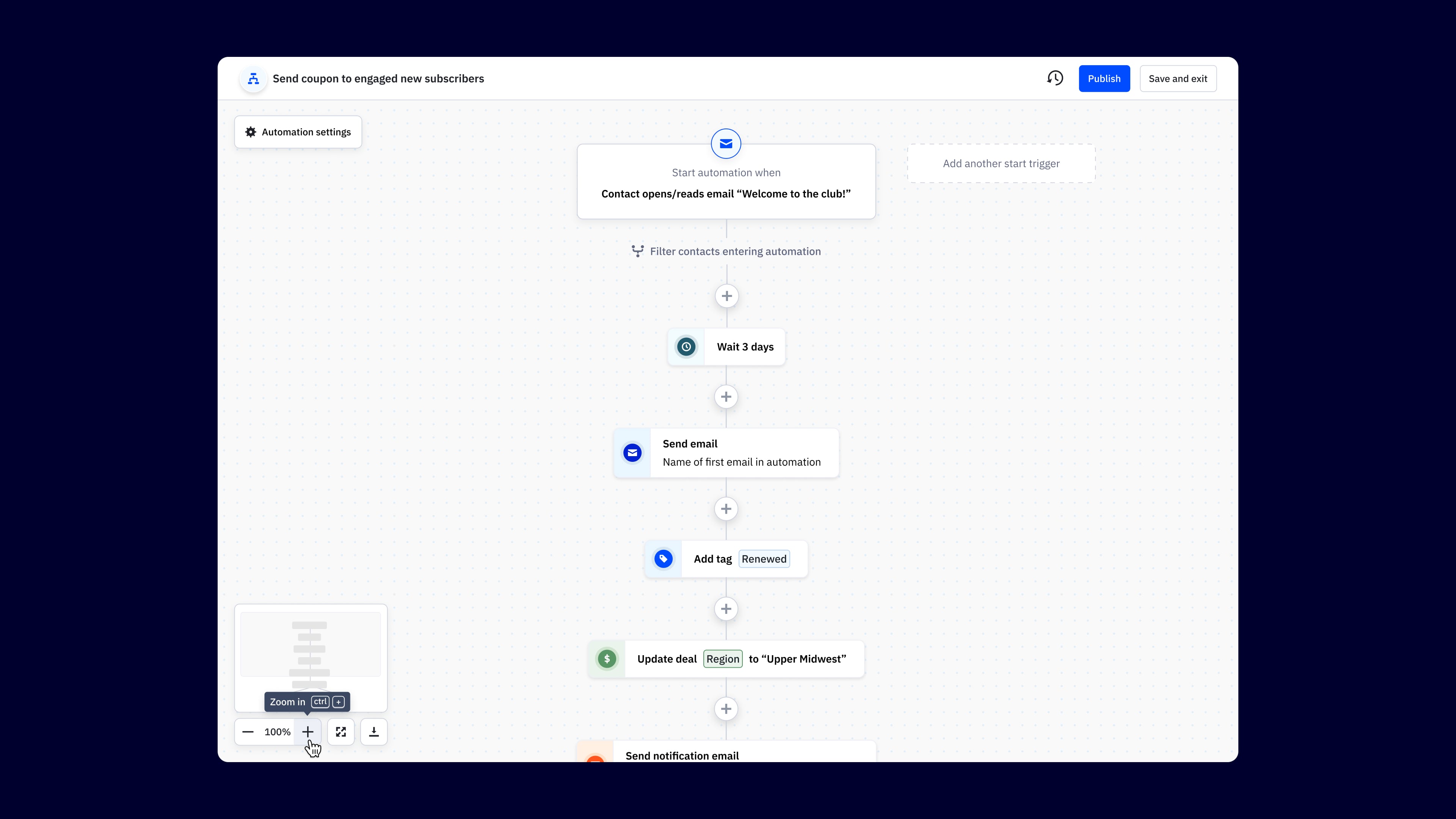 ActiveCampaign preview