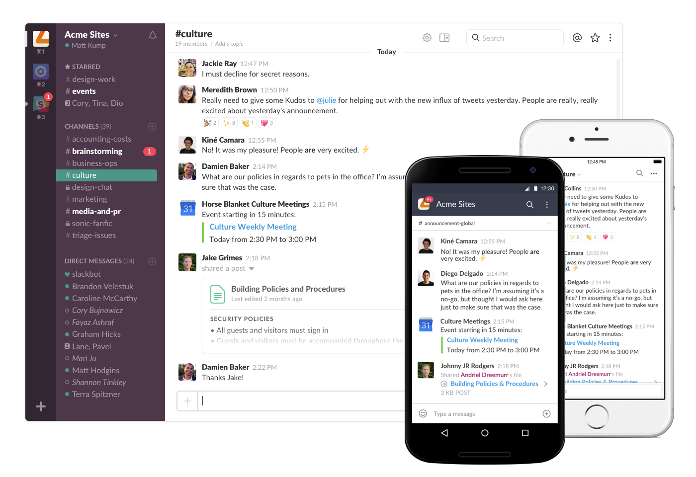Slack preview